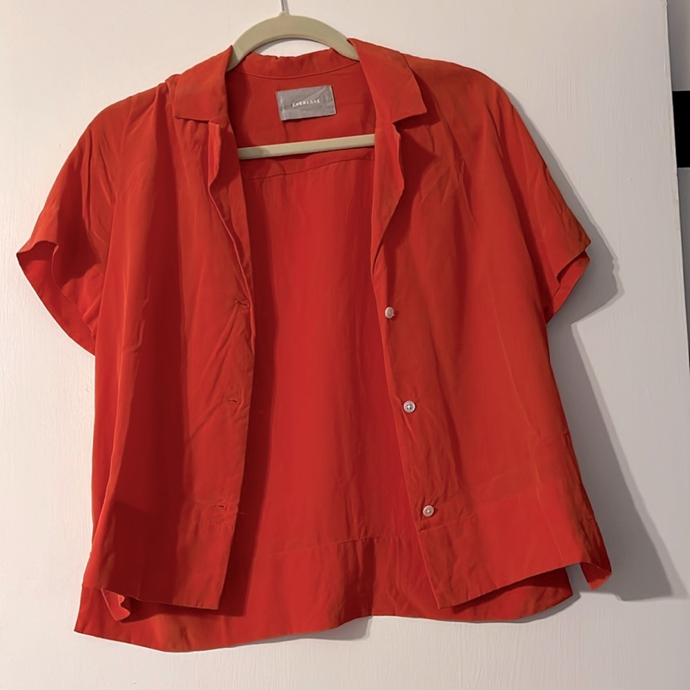 Silk Everlane button down